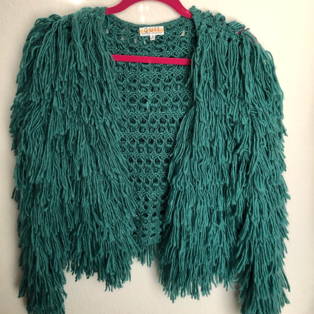 Fun trendy sweater jacket - Picture 2 of 6
